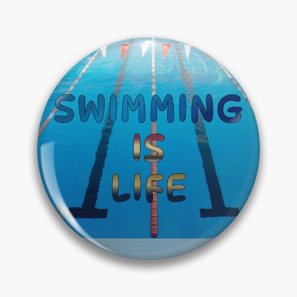 Item preview, Swimming Is Life Design #5 designed and sold by Holy JM Designs.