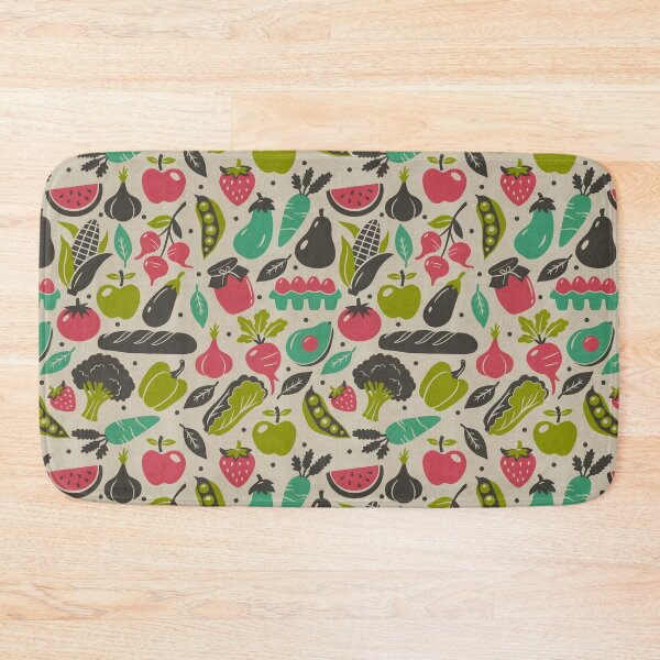 Item preview, Farmers market teal pink designed and sold by Doodloom.