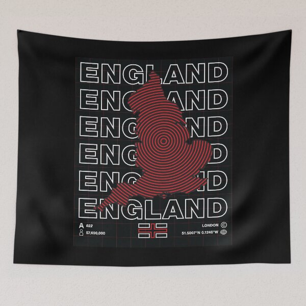 Item preview, England Minimal Map designed and sold by Atlas-Array.