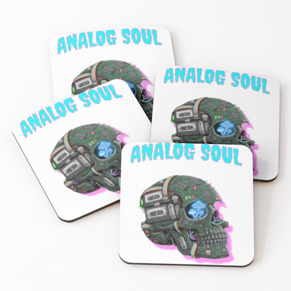 Item preview, Analog Soul Skull Design designed and sold by Diseño que alegran tu día.