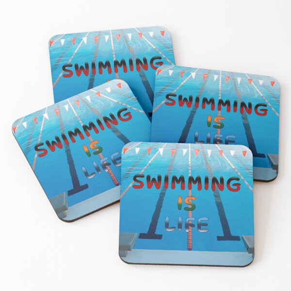 Item preview, Swimming Is Life Design #6 designed and sold by Holy JM Designs.