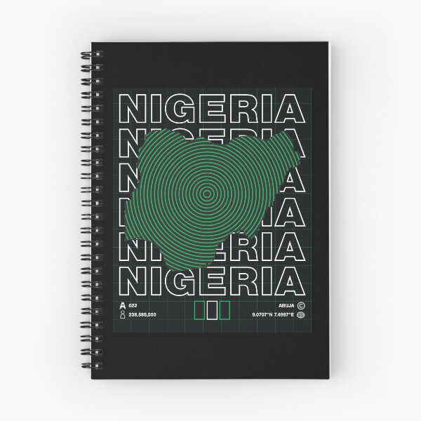 Item preview, Nigeria Minimal Map designed and sold by Atlas-Array.