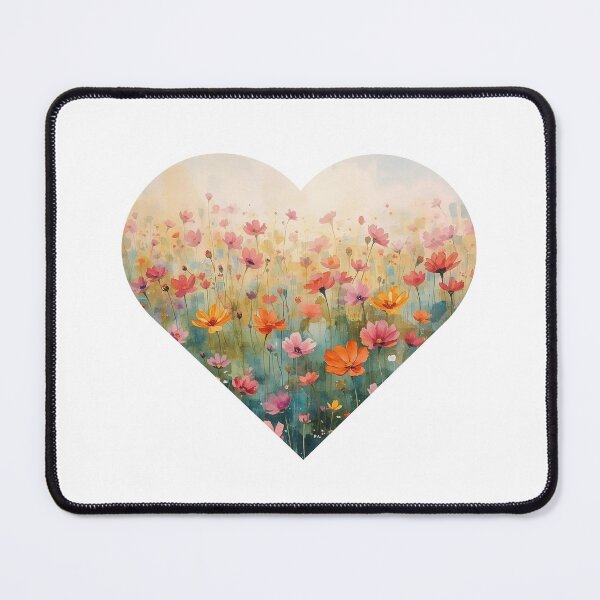 Item preview,   Field of rainbow cosmos flowers designed and sold by uunaa.