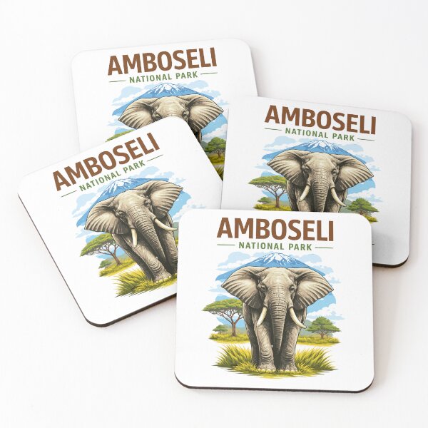 Item preview, Amboseli National Park Elephant Safari Graphic designed and sold by JackCurtis1991.