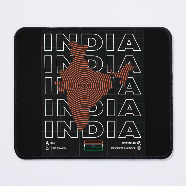 Item preview, India Minimal Map designed and sold by Atlas-Array.