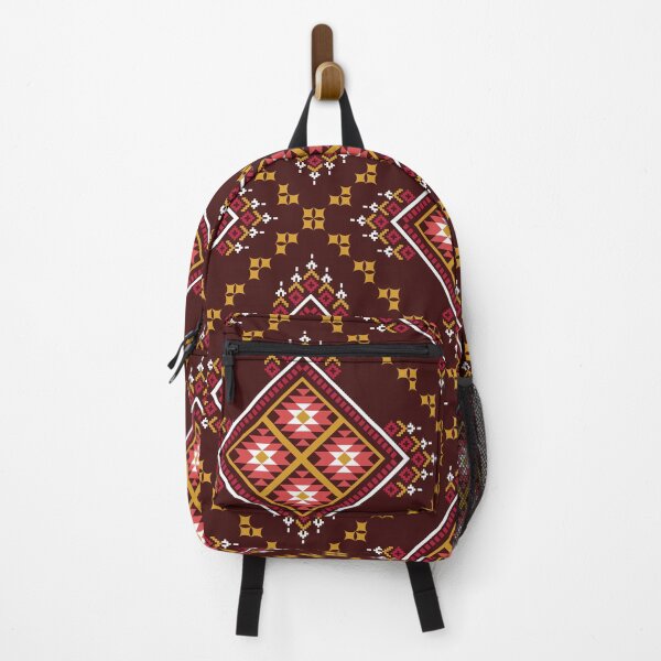 Item preview, Decorative Geometric Diamond Pattern in Dark Red designed and sold by PowerAntShop.