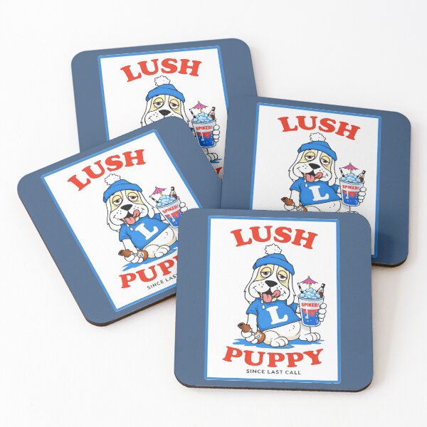 Item preview, Lush Puppy Shirt Funny Slush Puppie Parody Cold Drinks Since Last Call Drunk Dog Graphic Tee designed and sold by GhostDawgs.