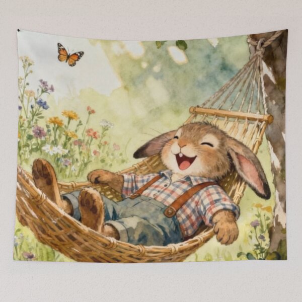 Item preview, Bunny Rest – A Moment Of Lightness designed and sold by iamdesigns14.