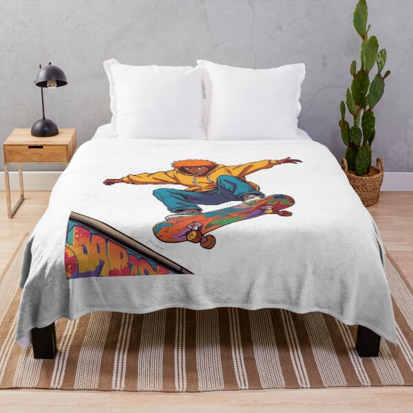 Item preview, Anime Skateboard Trick Rider Japanese Street Skater Style designed and sold by Animepopstudio.