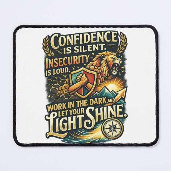 Item preview, Confident Lion Silent Strength Workout T-Shirt designed and sold by printspurely.