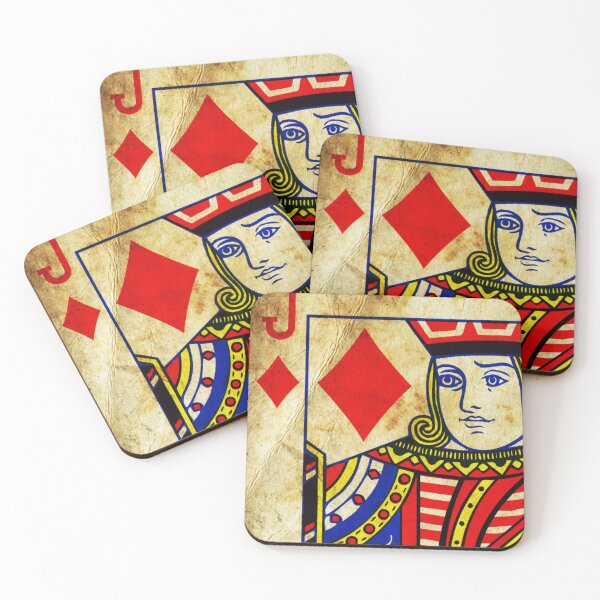 Item preview, Vintage Jack of Diamonds Playing Card designed and sold by Kiddygifts.