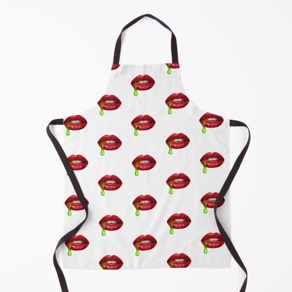 Item preview, Asymmetric Neon Toxic Drip Lips - Edgy Dark Aesthetic designed and sold by LoveIsPoison.