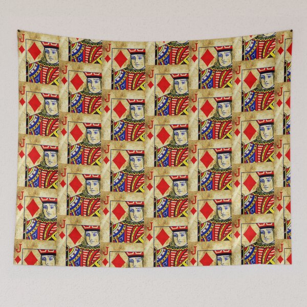 Item preview, Vintage Jack of Diamonds Playing Card designed and sold by Kiddygifts.