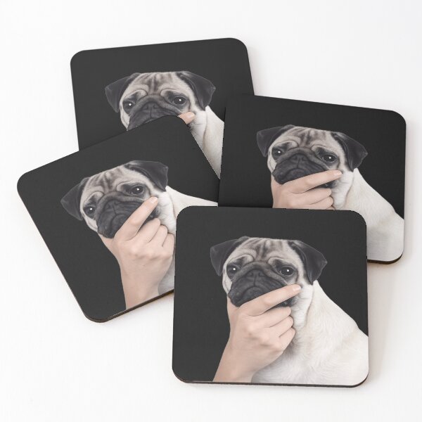 Item preview, The Thinker Pug Edition | Pensive Philosopher Dog designed and sold by MaxLevelMerch.