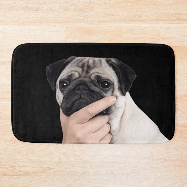 Item preview, The Thinker Pug Edition | Pensive Philosopher Dog designed and sold by MaxLevelMerch.