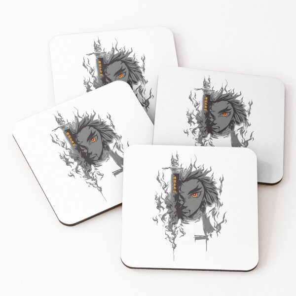 Item preview, Kyojuro Rengoku Flame Eye Dark Anime Design designed and sold by Aedition.