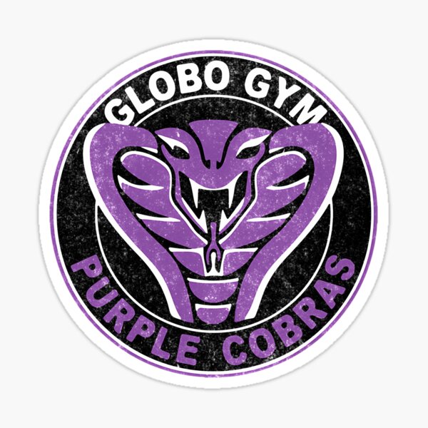 Globo Gym - Purple Cobras Logo Sticker