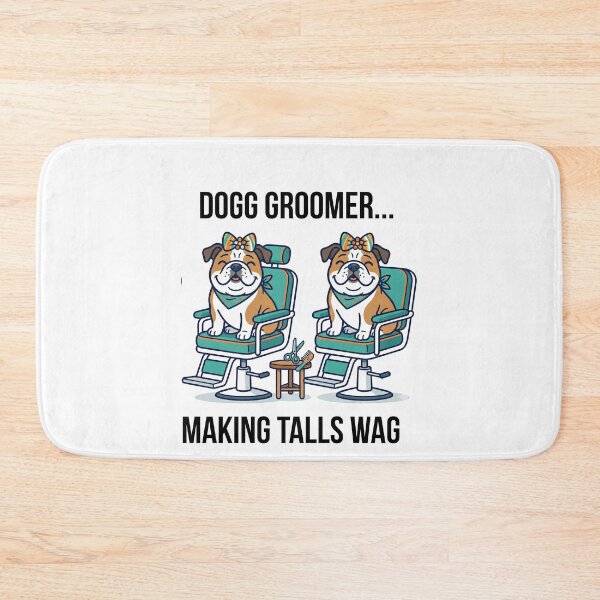 Item preview, Funny Dog Groomer Gift - Cute Bulldog Grooming Shirt Making Tails Wag designed and sold by juicy-shop.