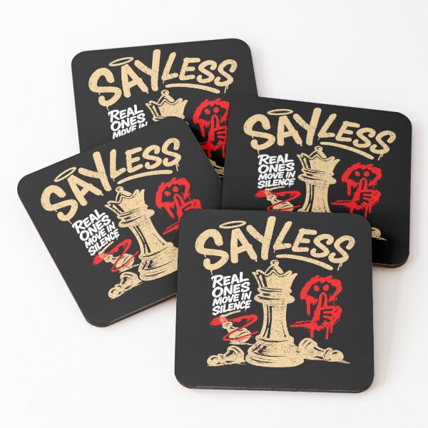Item preview, Say Less Real Ones Move In Silence Graphic designed and sold by margamPagenberg.