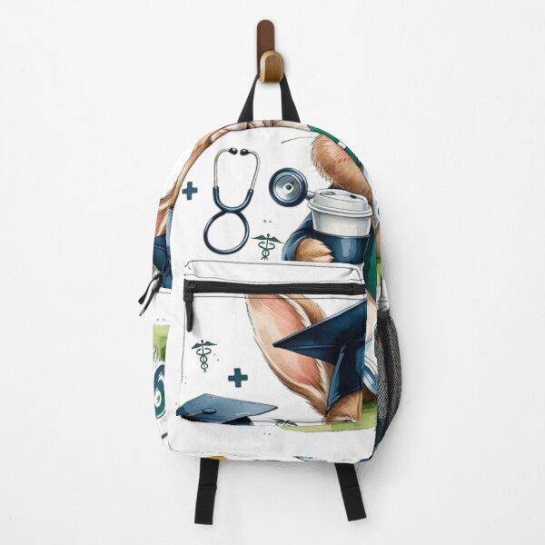 Item preview, Watercolor Bunny Nursing School Graduate designed and sold by AQUILAKREO.