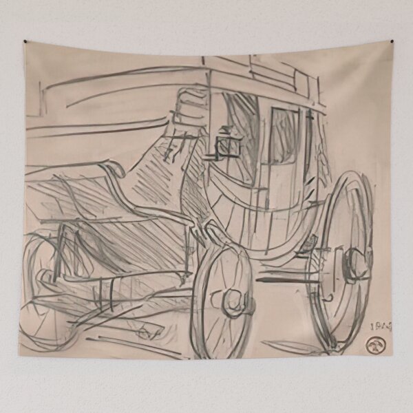 Item preview, New Upload - Maynard Dixon - Best Artist  -  Old Stage Coach, 1904 - Maynard Dixon  designed and sold by MirandaZArt.