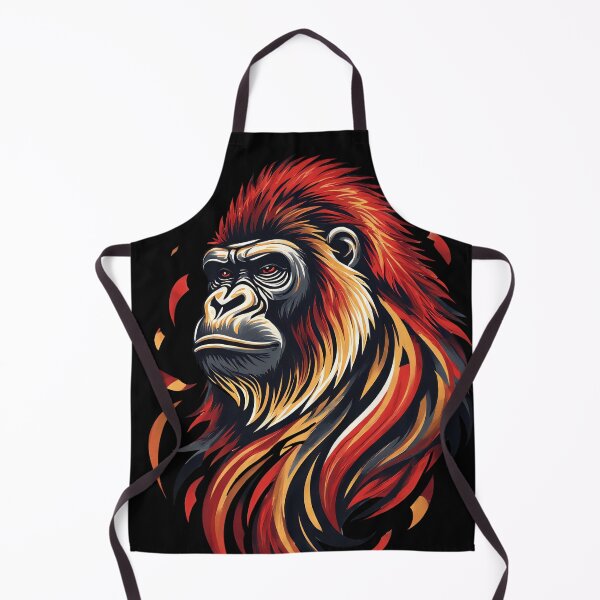 Item preview, red graphic gorilla designed and sold by aliraweb.