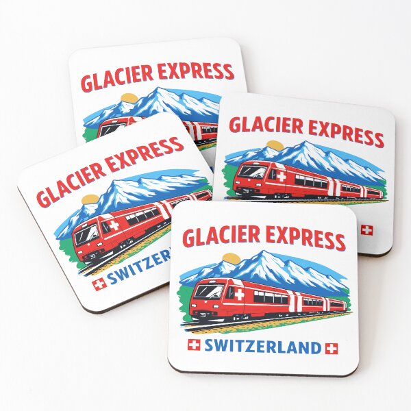 Item preview, Glacier Express Switzerland Scenic Train Alps Graphic designed and sold by JackCurtis1991.