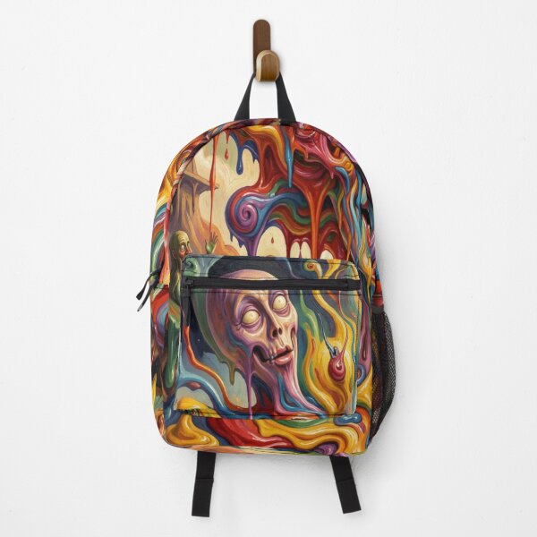Item preview, Psychedelic Surreal Mindscape with Melting Faces and Vibrant Colors designed and sold by FotoworldEdel.