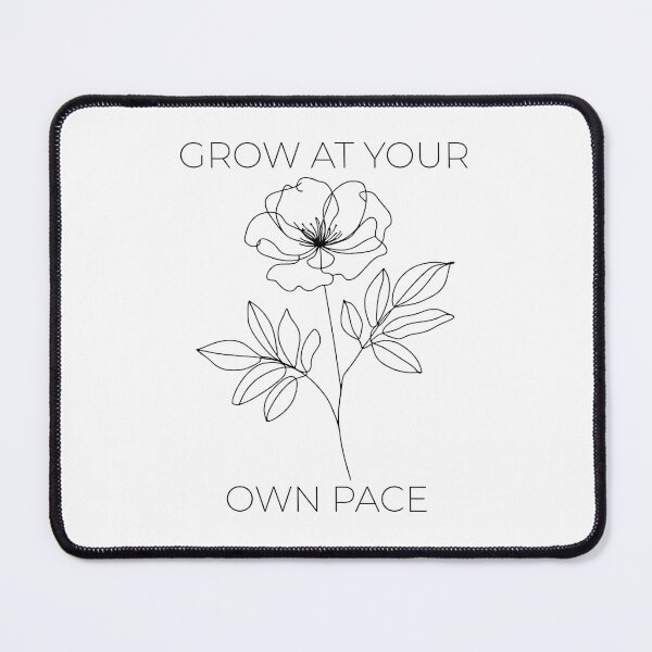 Item preview, Minimalist Wild Rose Line Art – Grow At Your Own Pace – Aesthetic Flower designed and sold by Phetuvov.