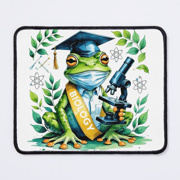 Item preview, Watercolor Frog Biology Science Graduate designed and sold by AQUILAKREO.