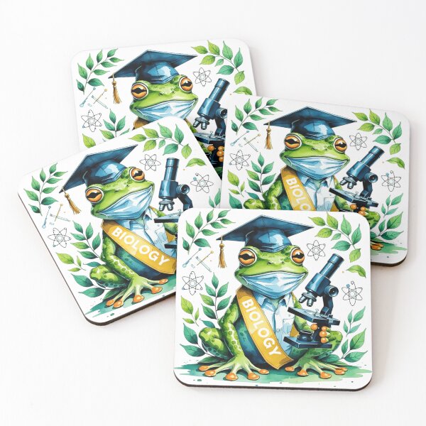 Item preview, Watercolor Frog Biology Science Graduate designed and sold by AQUILAKREO.