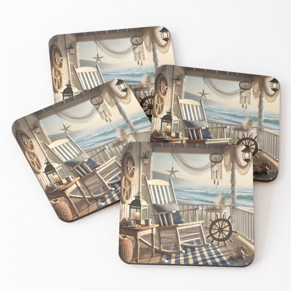 Item preview, Coastal Porch Sunset Serenity designed and sold by NancyzKreations.