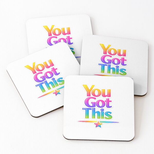 Item preview, You Got This - Colorful Motivational Typography Design designed and sold by MKreative Studio.