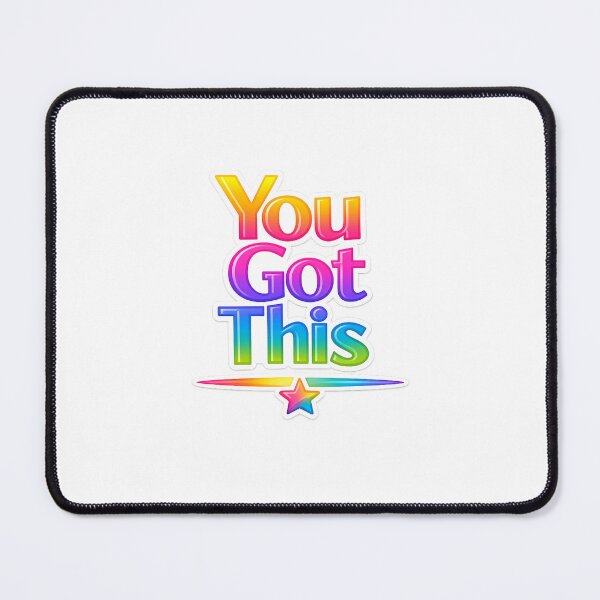 Item preview, You Got This - Colorful Motivational Typography Design designed and sold by MKreative Studio.