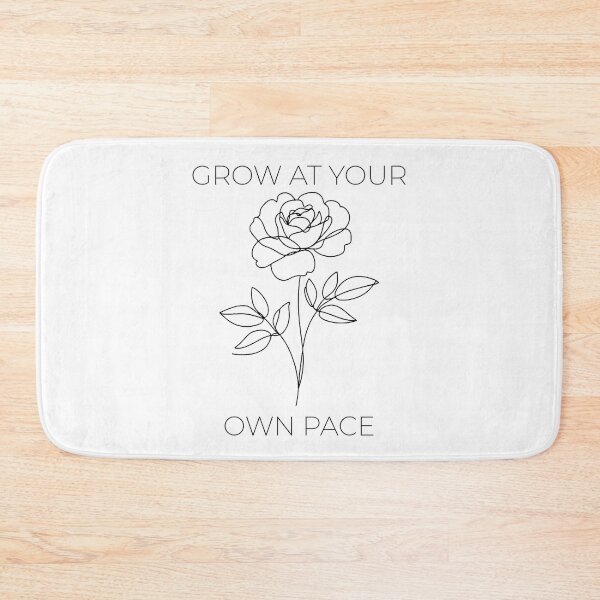 Item preview, Minimalist Wild Rose Line Art – Grow At Your Own Pace – Aesthetic Flower designed and sold by Phetuvov.