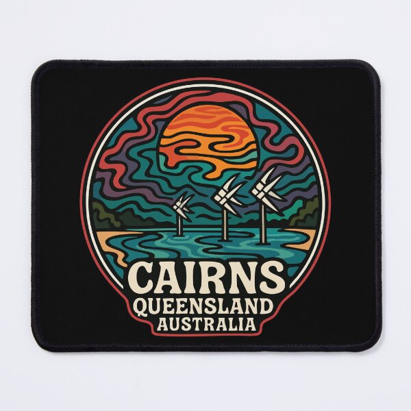 Item preview, Cairns Queensland Australia Colorful Trippy Art Travel designed and sold by TomFrontierArt.