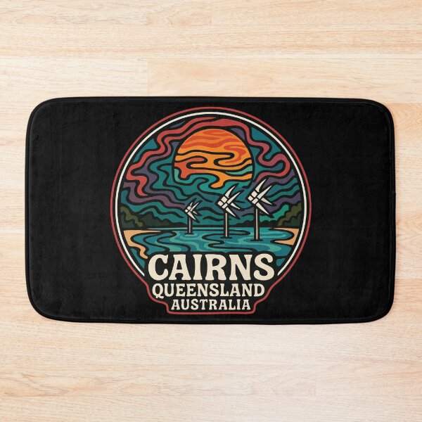Item preview, Cairns Queensland Australia Colorful Trippy Art Travel designed and sold by TomFrontierArt.