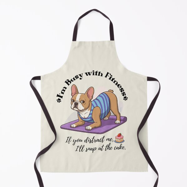 Item preview, I'm Busy with Fitness French Bulldog Gift for Dog Lovers. designed and sold by KojourinArt.