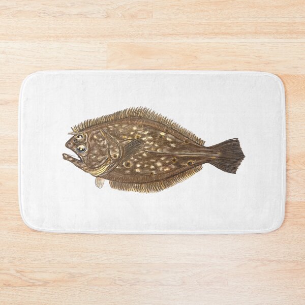 Item preview, Summer Flounder Fluke Fisherman Gift Fishing Hand-Drawn Art designed and sold by fishladydesigns.