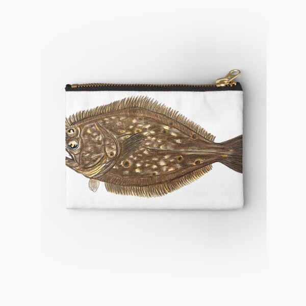 Item preview, Summer Flounder Fluke Fisherman Gift Fishing Hand-Drawn Art designed and sold by fishladydesigns.