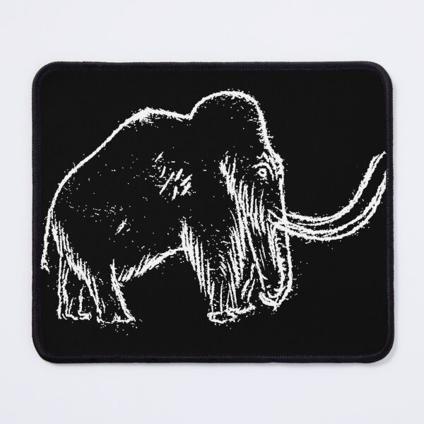 Item preview, Ice age Mammoth Cave painting from th Rouffignac cave in the Dordogne  designed and sold by bluefrog.