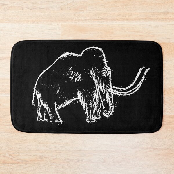 Item preview, Ice age Mammoth Cave painting from th Rouffignac cave in the Dordogne  designed and sold by bluefrog.