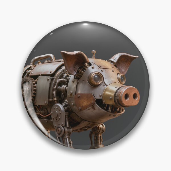 Item preview, Scrap Hog – Scrappunk Pig designed and sold by SynthRaccoon.
