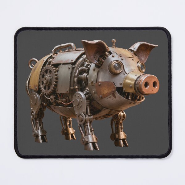 Item preview, Scrap Hog – Scrappunk Pig designed and sold by SynthRaccoon.