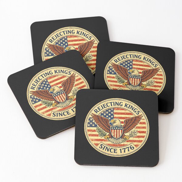 Item preview, Vintage No Kings In America Since 1776 , Democracy, We The People  designed and sold by gear-posters.