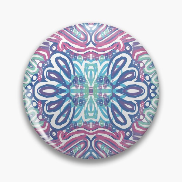 Item preview, Bohemian Symmetrical Abstract Moon Mandala Pattern designed and sold by Seamlessly Buffalo.