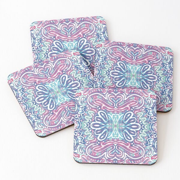 Item preview, Bohemian Symmetrical Abstract Moon Mandala Pattern designed and sold by Seamlessly Buffalo.