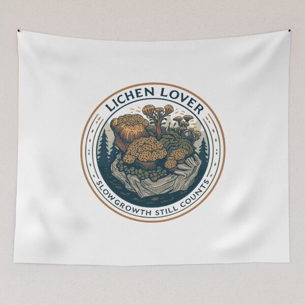 Item preview, Lichen Lover – Slow Growing Nature Club designed and sold by KapiPrint.