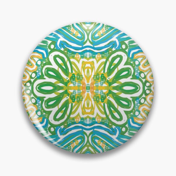 Item preview, Bohemian Symmetrical Abstract Moon Mandala Pattern designed and sold by Seamlessly Buffalo.