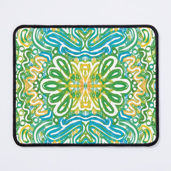 Item preview, Bohemian Symmetrical Abstract Moon Mandala Pattern designed and sold by Seamlessly Buffalo.